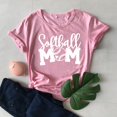 thumbnail image 1 of Softball Mom Shirt Mother Day Shirt MaMa T-Shirt Gift woman tshirts kawaii clothes y2k aesthetic graphic t shirtsXL Gao Jinjia LED, 1 of 2