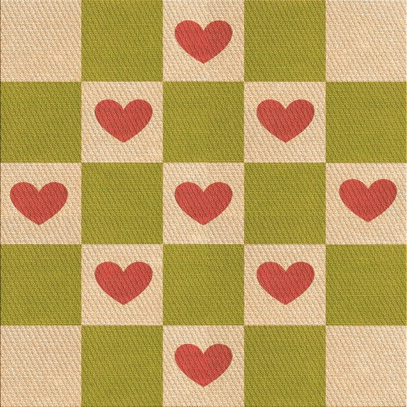 Ahgly Company Indoor Square Patterned Chrome Gold Yellow Area Rugs, 4' Square