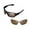 Brown - Polarized, variant on Walleva Transition/Photochromic Polarized Replacement Lenses for Oakley Offshoot Sunglasses