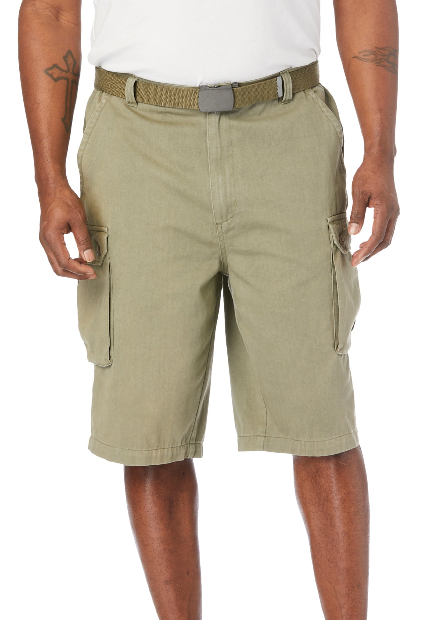 Jack & Jones Anakin Men's Big & Tall Size Cargo Shorts Cotton Summer Shorts 