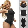 thumbnail image 2 of ANYFIT WEAR Backless Crew Neck Thong Bodysuit Shapewear for Women Full Body Shaper Tummy Control Butt Lifting Seamless Slimming Tank Top, 2 of 7