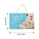 thumbnail image 4 of Hawaii Square Wooden Hanger Summer Beach Theme Welcome Door Decoration Hanger Starfishs Door Sign, 4 of 7