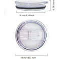 thumbnail image 3 of 2 Couvercles Rabattables de Rechange pour Gobelet de Voyage Isolé en Acier Inoxydable, 3 of 4