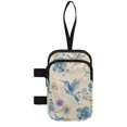 thumbnail image 2 of COEQINE Crutch Bag with Straps for Elbow Crutch Vintage Hummingbird Floral Forearm Crutch Pouch, Broken Leg Crutch Bag, Daily Essentials Organizer, Hands-Free, Lightweight, 2 of 7