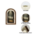 thumbnail image 2 of Gaecuw Wooden Halloween Ghost Double Layer Vintage Sign, Arch Door Frame Table Ornament Wall Hanging Decor for Home Party H, 2 of 5