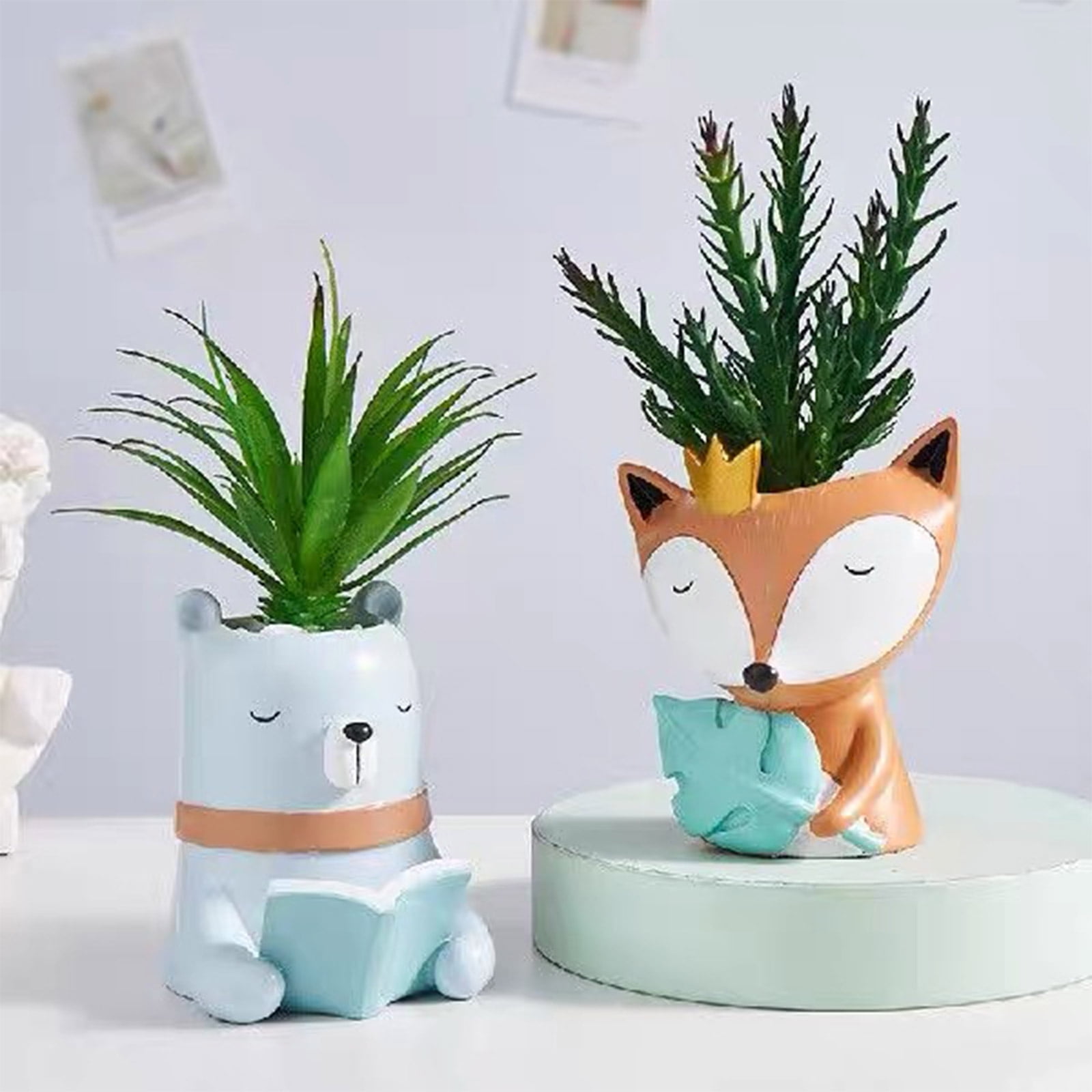 Succulents Flower Pot Resin Silicone Mold Suitable for Garden Concrete Pen Holder Holder Crafts Home Decor