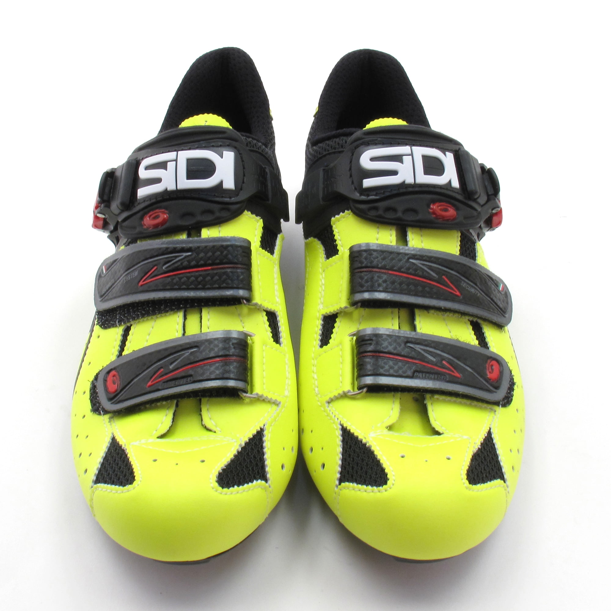 Sidi Genius 5 Fit Black / Yellow Road Bike Cycling Shoes // EUR 42 US 8.25  - Walmart.com