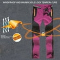 thumbnail image 3 of Lenago Color-blocking Outdoor Assault Pants Fleece Thickened Soft Shell Ski Pants, 3 of 4