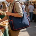 thumbnail image 5 of Foldable Tote Bag Large Capacity Waterproof Reusable Portable Storage Bag, 5 of 7