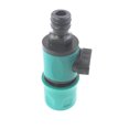 thumbnail image 1 of Válvula de plástico con conector rápido para agricultura, jardín, riego, manguera prolongada, accesorios de tubería de riego, interruptor adaptador de manguera, 1 ud., 1 of 2