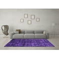 thumbnail image 3 of Ahgly Company Indoor Round Abstract Purple Modern Area Rugs, 8' Round, 3 of 4