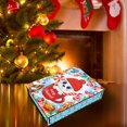 thumbnail image 3 of Favores de fiesta de caja de galletas de bricolaje con tapas Estuche de artículos diversos para empaquetar regalo de Navidad Hugtrwg Para estrenar, 3 of 8