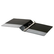 OfficeMax Durable Reference Binders with Round Ring 1-1/2, Black