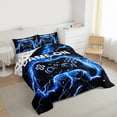 thumbnail image 3 of Castle Fairy Lightning Gamer 2Pcs Bedding Comforter Set for Boys Girls Women Men,Abstract Gamepads Twin Comforter Sets,Video Game Breathable Bedding Set,Breathable Home Decor, 3 of 8