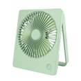 thumbnail image 1 of Ventilador de escritorio personal portátil leyfeng con Batería recargable 180 grados 2 niveles Luz LED, 1 of 8