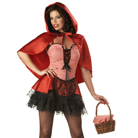Sexy Gothic Little Red Riding Hood Plus Size Adult Halloween Costume Xl