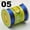5# Royal Blue, variant on U8MO 80 Meter 1.5mm Braided Macrame Satin Silk Cord Chinese Knot Nylon Rattail Thread-2# Black