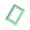 Green, variant on Photo Frame with Curved Design and Even Surfaces for Desk, Entryway, Study, or Wall Display of Family and Travel Photos