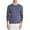 Blue, variant on Mens Blue Heather Long Sleeve Crew Neck Shirt S
