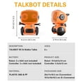 thumbnail image 3 of Jierger Intelligent Robot Toy with Walkie Talkie Wireless Control Programming Mode Early Educational Toy Travel Busy Binder for 1 2 3 4 Year Old Kids Birthday Gift for Boys Girls, 3 of 9