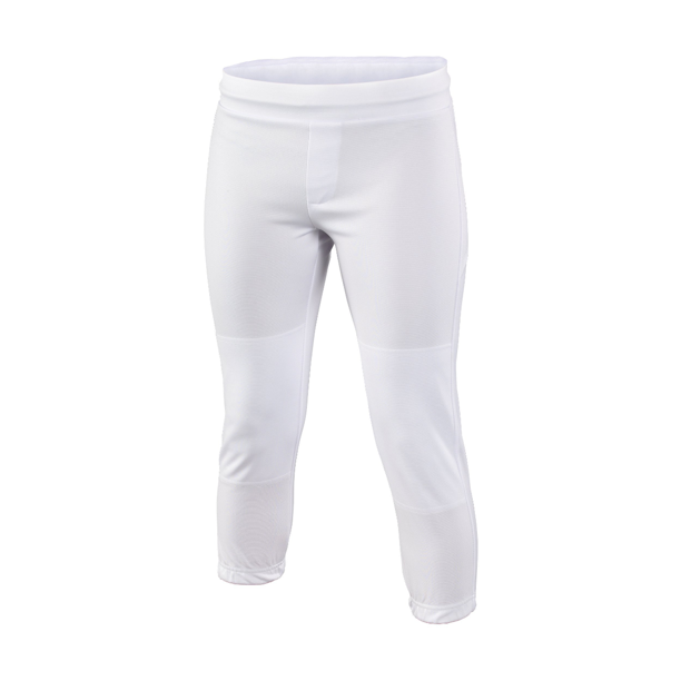 EASTON ZONE Fastpitch Softball Pant, Girls, Small, White