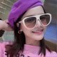thumbnail image 3 of Unisex Oversized Fashion Sunglasses Small Frame Vintage Driving Glasses, 3 of 3