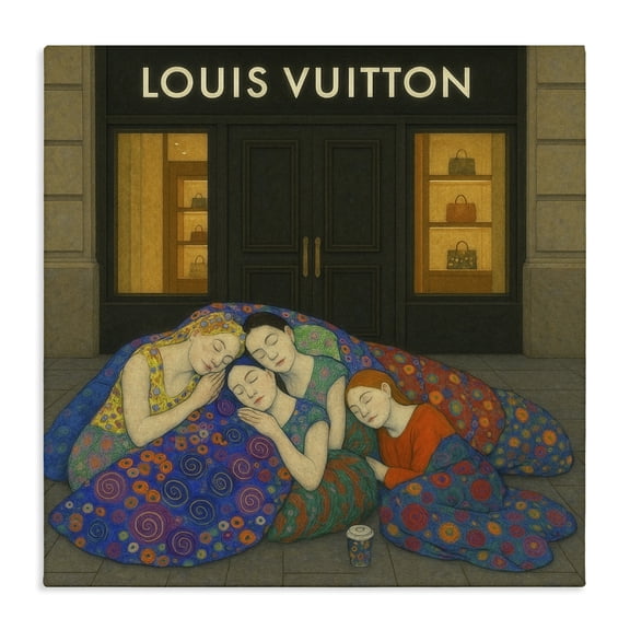 Stupell Industries Contemporary Iconic Style Fashion Shop Canvas Art, 17 x 17, by Grotto Studios