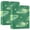 Planet- Green, variant on D-shaped Binder with 3 Ring - PVC Waterproof 1.5 in Binder with Clear Pocket, Planet- Green ,1 pack