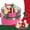 A, variant on Large Diameter Snowman Old Man Cup Lid Plug Soft Three Cover for Festive Holiday Drinkware and Party Celebrations