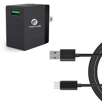 18W Quick Home Charger for Samsung Galaxy S25/Ultra/Plus - 6ft USB Cable Power Cord Travel Wall