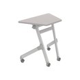 thumbnail image 1 of Safco Products Learn Nesting Trapezoid Desk, Small Corner Desk for Classrooms & Custom Classroom Layouts (Pebble Gray), 1 of 3