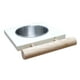 thumbnail image 4 of Soporte de abrazadera para taza de plato de alimentación de aves, tazas de acero inoxidable extraíbles para comida de aves Ranura única, 4 of 9
