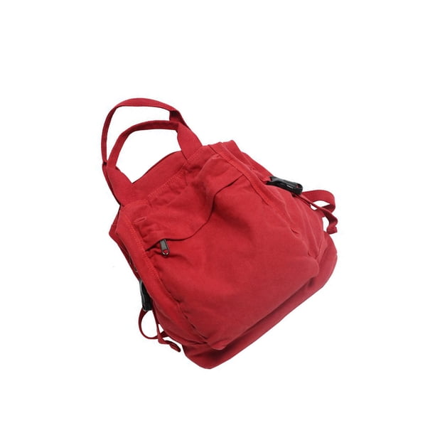 Qarigey portátil para mujer, de gran capacidad para acampar, senderismo, compras, ajustable, equipo para exteriores, regalo de Mochilas Vino rojo Qarigey AP018858-01