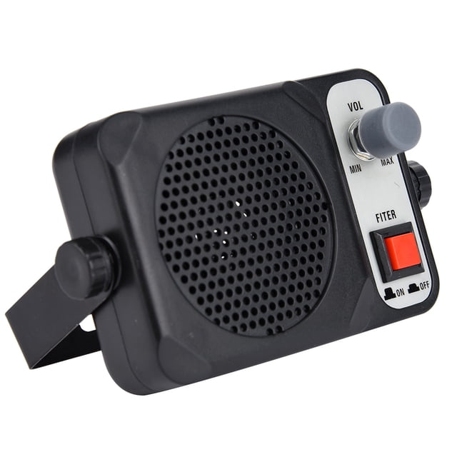 Altavoz Externo, Delicado Mini Altavoz Externo, Abdominales Compactos Para La Serie Radio De Dos Black Fácil De Transportar