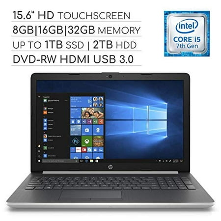 2019 HP 15.6/17.3 inch Laptop Notebook Computer, Intel Core i5-7200U up to 3.1GHz, 8GB/16GB/32GB DDR4 RAM, 128GB to 1TB