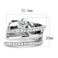 thumbnail image 2 of Womens Ring Anillo Para Mujer Stainless Steel Ring Melfi, 2 of 4