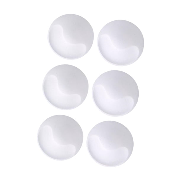 6 almohadillas reutilizables para sujetador deportivo, copas extraíbles y push up. Blanco