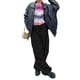 thumbnail image 4 of Txlixc Pantalones casuales de primavera para mujeres, pantalones de cuerda para niñas holgados de cintura media de color sólido, marrones / negros Txlixc moda, 4 of 6