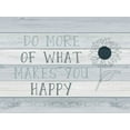 thumbnail image 2 of CAD Designs 32x25 White Modern Wood Framed Museum Art Print Titled - More of Happy, 2 of 4