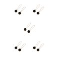 thumbnail image 3 of Sonducket 1 par de pendientes colgantes, accesorios de joyería, ropa de aleación con forma de gota, suministro a juego, pendientes para mujeres Type2 NO2, 3 of 6