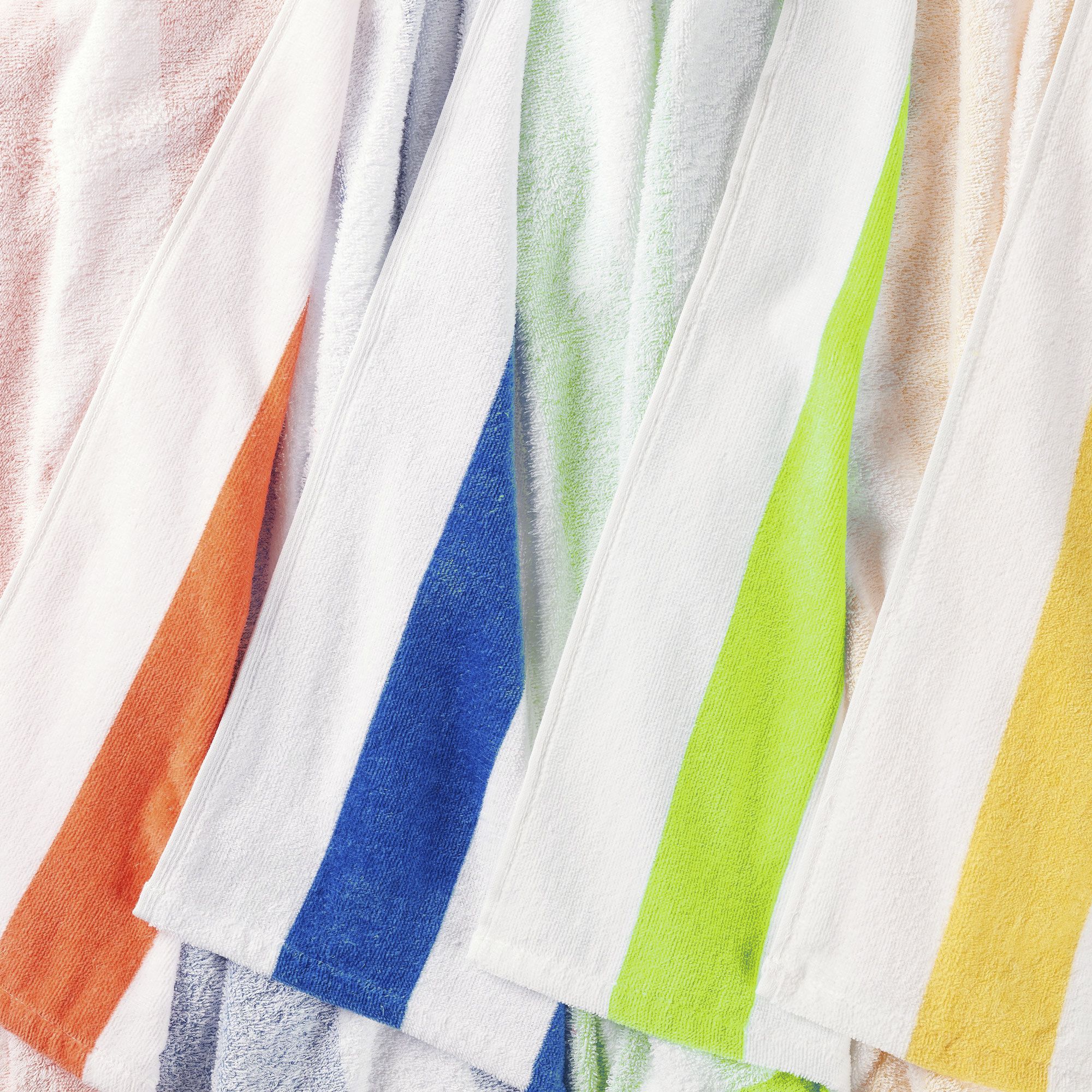 4-Pack Cabana Stripe Beach Towels, Standard Size, Assorted Colors, 28 in x 60 in - image 4 of 5