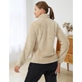 thumbnail image 3 of Pioneer Camp Women's Fleece Jacket Lightweight Full Zip Up Warm Soft, 3 of 6