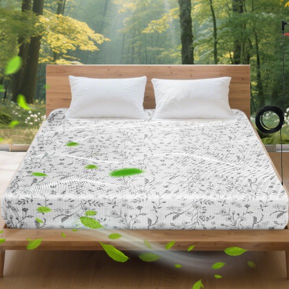 FormiPow Drap de Mise à la Terre Grand Lit, 90 % Coton Biologique et 10 % Fibre d'Argent Draps de Lit de Mise à la Terre, Poche de 15 Pouces Draps de Mise à la Terre pour un Meilleur Sle