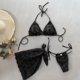 thumbnail image 5 of Tankini de moda para mujer, traje de baño floral de tres piezas, bikini de color liso, trajes de baño de 3 piezas para mujer, trajes de baño tankini para mujer, trajes de baño para mujer, ropa de play, 5 of 9