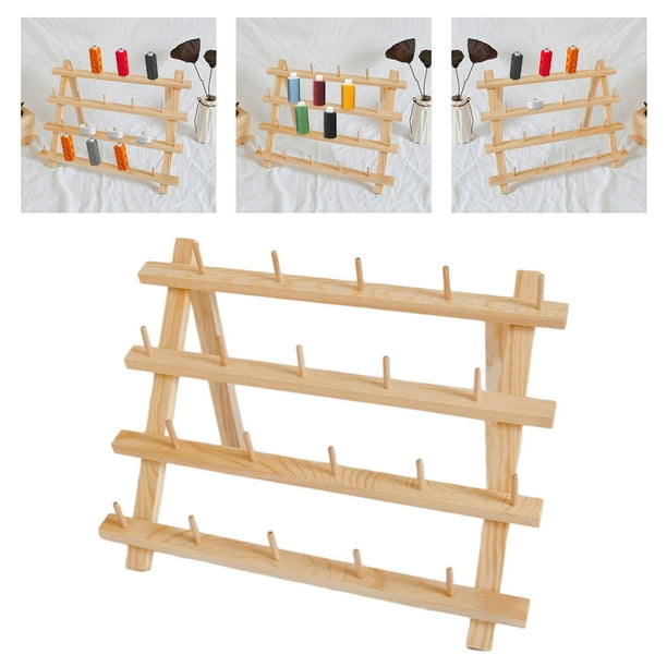 DIY braiding rack. Black shelf $12 White crate $6 Thread rack $10 each, Rack DIY