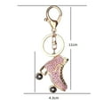 thumbnail image 7 of UDIYO Woman Rhinestone Roller Skates Pendant Keychain Key Ring Backpack Ornaments, 7 of 7