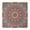 White-207, variant on Mandala Tablecloth Trippy Geometric Pattern Waterproof Squre Cover with Elastic Fit and Back for Relaxation and Energy Healing