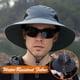 thumbnail image 4 of Sombrero para el sol para hombre, sombrero de pesca para mujer, sombrero de pescador con protección solar, sombrero de ala ancha, sombrero de playa Buni, 4 of 5