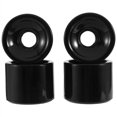 thumbnail image 1 of 4Pcs/Set 60X51Mm Cruiser Roues de Skateboard PU Roues Long Bord Cruiser Roues, Noir, 1 of 7