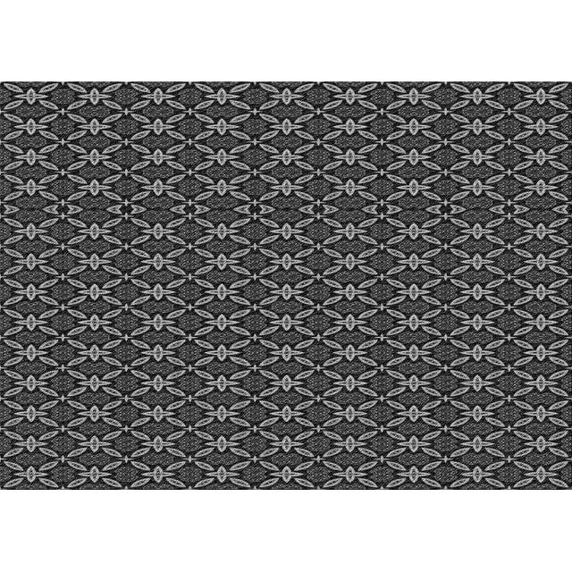 Ahgly Company Tapis Rectangulaire Lavable en Machine Intérieur Transitionnel Gris, 3 Pieds x 5 Pieds
